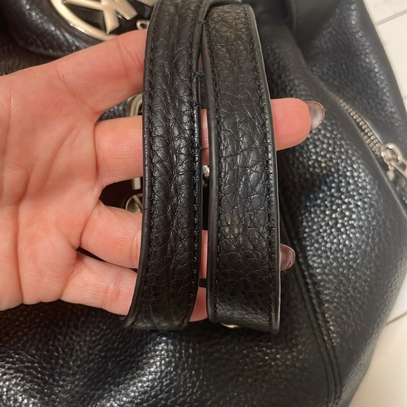 EUC MK Black Leather Hobo - Picture 3 of 13